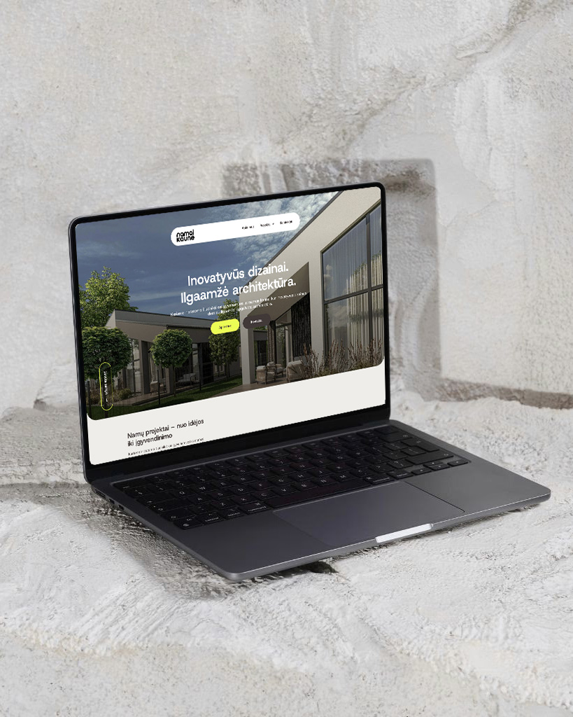 namai kaune website design